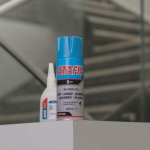 چسب 123 آتا فیکس ترک آبی 400 میلی با مایع 80 گرمی